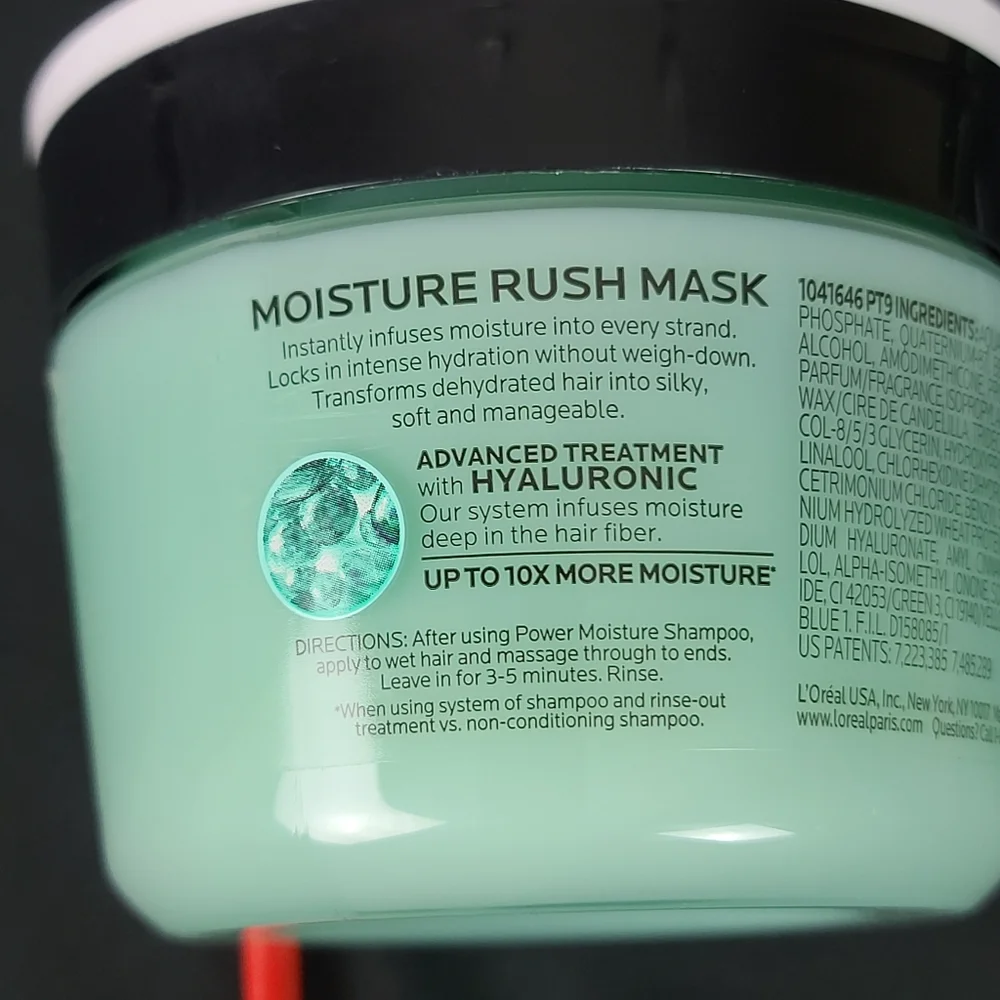L'OREAL Paris Advanced Haircare.  Power Moisture Moisture Rush Mask 8.5F… - Picture 10 of 12
